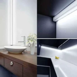 Perfil aluminio ALKAL SUSPEND para tiras LED, 2 metros
