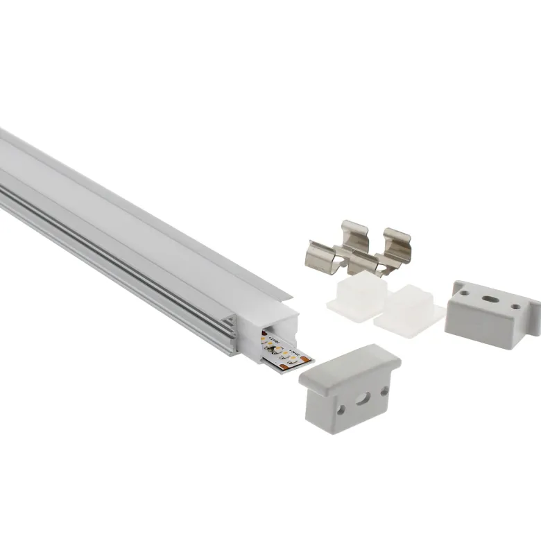 Perfil aluminio KOR IN para tiras LED, 1 metro, IP67