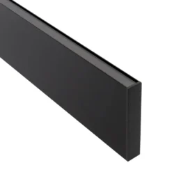 Perfil aluminio PHANTER S1 para tiras LED, 2 metros, negro