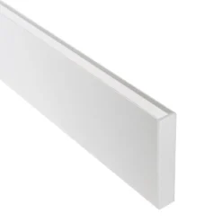Perfil aluminio PHANTER S1 para tiras LED, 1 metro, blanco