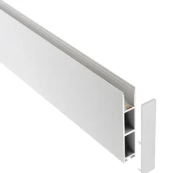 Perfil aluminio PHANTER S1 para tiras LED, 1 metro, blanco