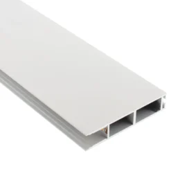 Perfil aluminio PHANTER S1 para tiras LED, 1 metro, blanco