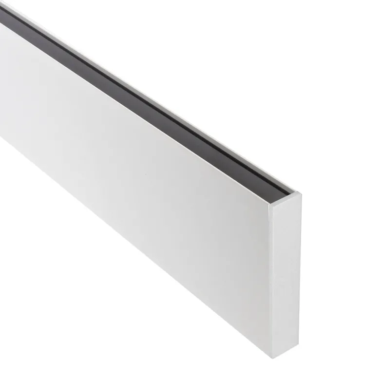 Perfil aluminio PHANTER S1 para tiras LED, 2 metros, blanco