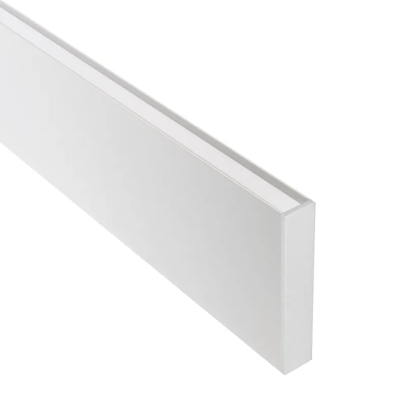 Perfil aluminio PHANTER S1 para tiras LED, 2 metros, blanco