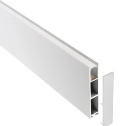 Perfil aluminio PHANTER S1 para tiras LED, 2 metros, blanco