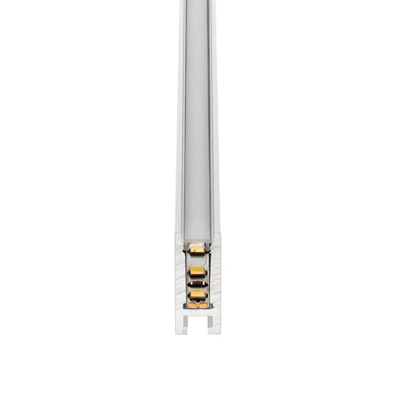 Perfil aluminio PHANTER S2 para tiras LED, 1 metro, blanco