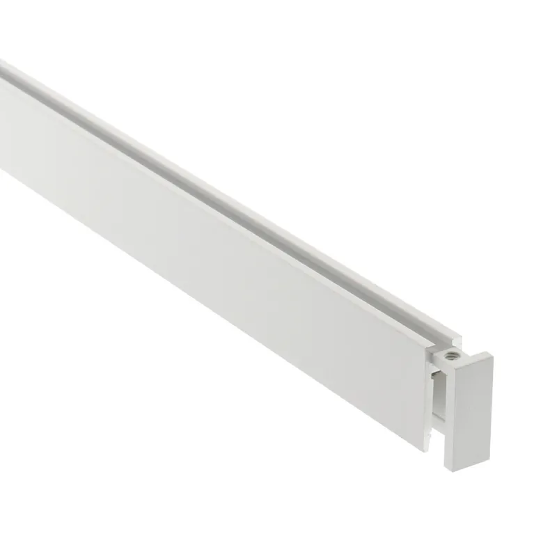 Perfil aluminio PHANTER S2 para tiras LED, 1 metro, blanco