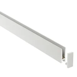 Perfil aluminio PHANTER S2 para tiras LED, 2 metros, blanco