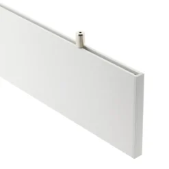 Perfil aluminio PHANTER S3 para tiras LED, 1 metro, blanco