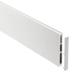 Perfil aluminio PHANTER S3 para tiras LED, 1 metro, blanco
