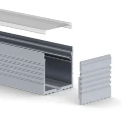 Perfil aluminio VART SUSPEND para tiras LED, 1 metro