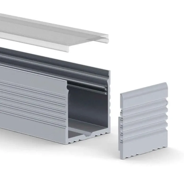 Perfil aluminio VART SUSPEND para tiras LED, 1 metro