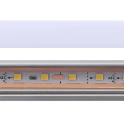 Perfil de aluminio LED LUX SMD2025, DC12V, 100cm, Corte 9mm, 8W, IP20