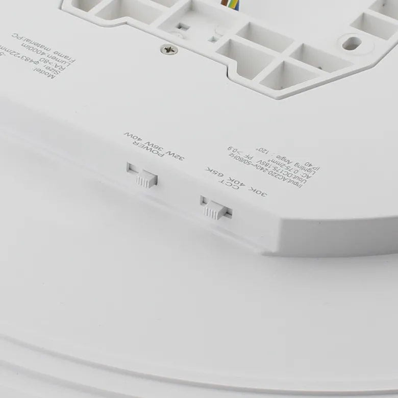 Plafón / Downlight Led MOON KRAMFOR 16-20-24W chip OSRAM, Ø283mm, CCT + Sensor movimiento