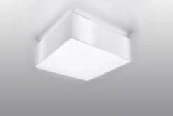 Plafón HORUS blanco, E27