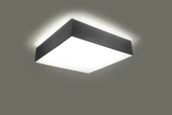 Plafón HORUS gris, E27