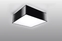 Plafón HORUS negro, E27