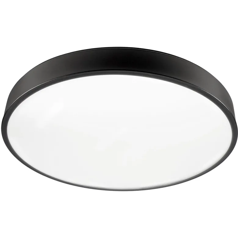 Plafón Kramfor BIG, 70W, Ø80cm, CCT, negro