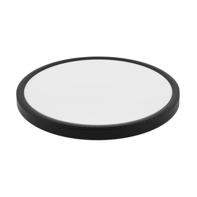 Plafón Led MOON KRAMFOR 22W, Ø300mm, CCT, regulable, negro