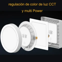 Plafón MARAK 18W, CCT y potencia ajustable