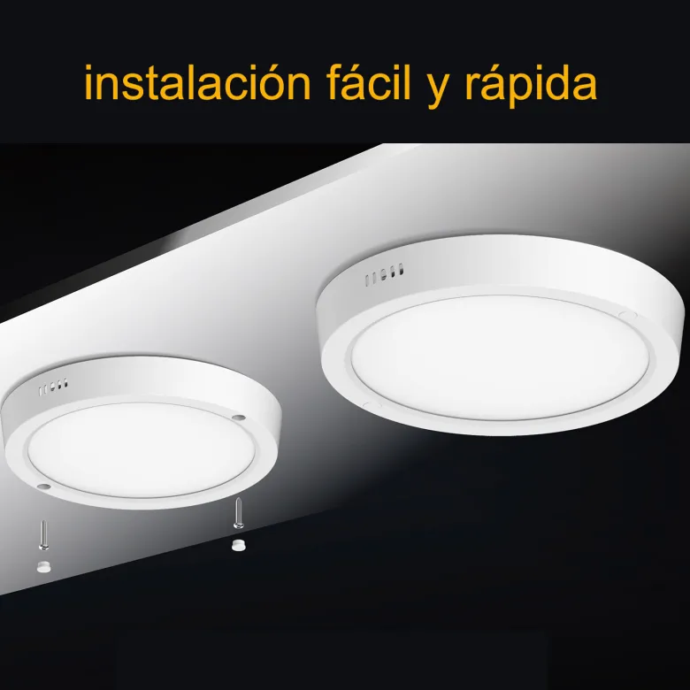 Plafón MARAK 18W, CCT y potencia ajustable