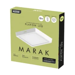 Plafón MARAK 18W, CCT y potencia ajustable