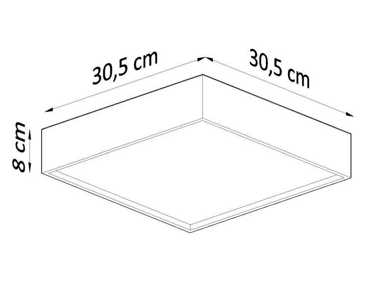 Plafon de MADERA 305 roble, E27