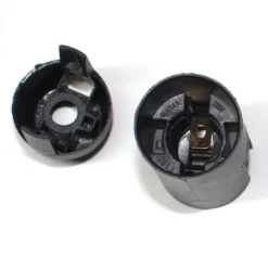 Portalámparas casquillo E14 negro