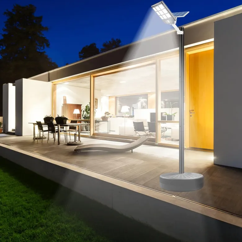 Poste farola portátil acero galvanizado modular 2,7m