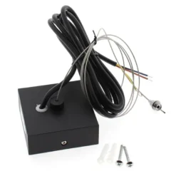 PROLUX Suspend Housing Square 135, lámpara de techo negra