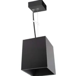 PROLUX Suspend Housing Square 135, lámpara de techo negra