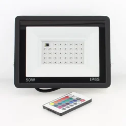 Proyector LED RGB, 50W + mando a distancia