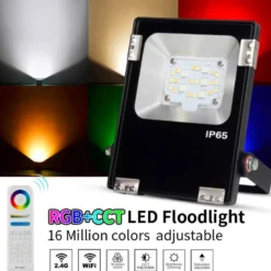 Proyector RGB+CCT Nichia Led, 10W, RF