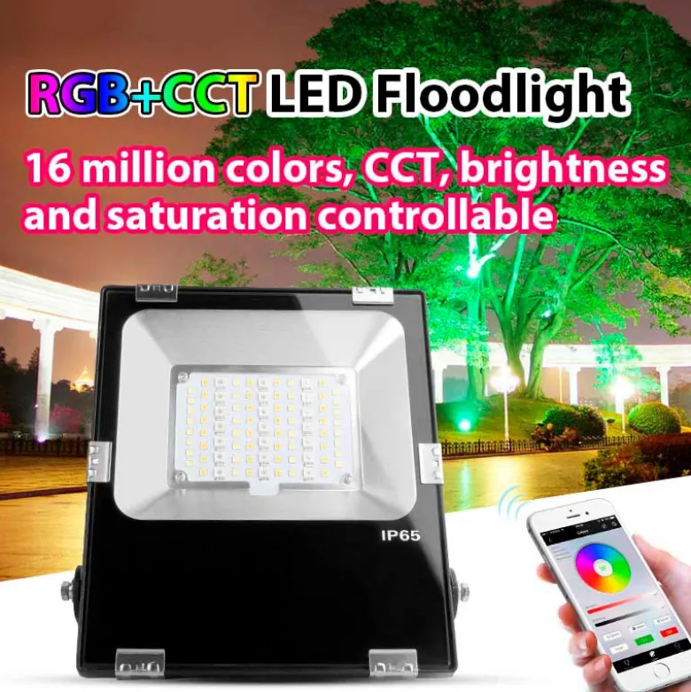 Proyector RGB+CCT Nichia Led, 30W, RF