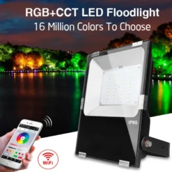 Proyector RGB+CCT Nichia Led, 50W, RF