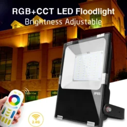 Proyector RGB+CCT Nichia Led, 50W, RF