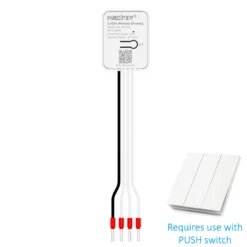 Pulsador inalámbrico RF, 3V, RGB+CCT