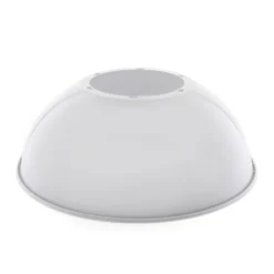 Reflector aluminio 90º para lámpara industrial, Ø174mm, blanco
