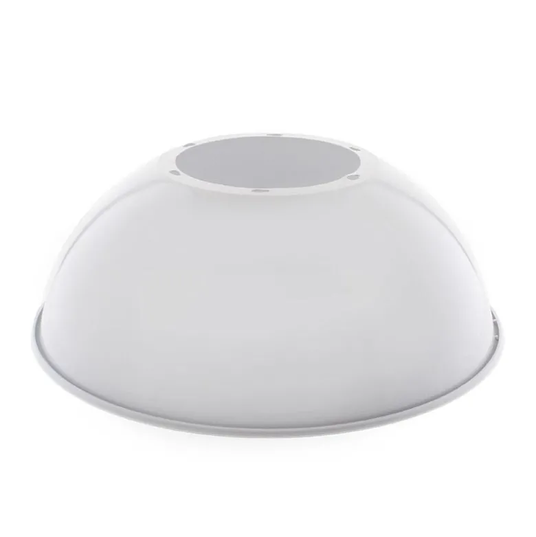 Reflector aluminio 90º para lámpara industrial, Ø174mm, blanco