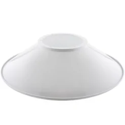 Reflector aluminio 120º para lámpara industrial, Ø215mm, blanco
