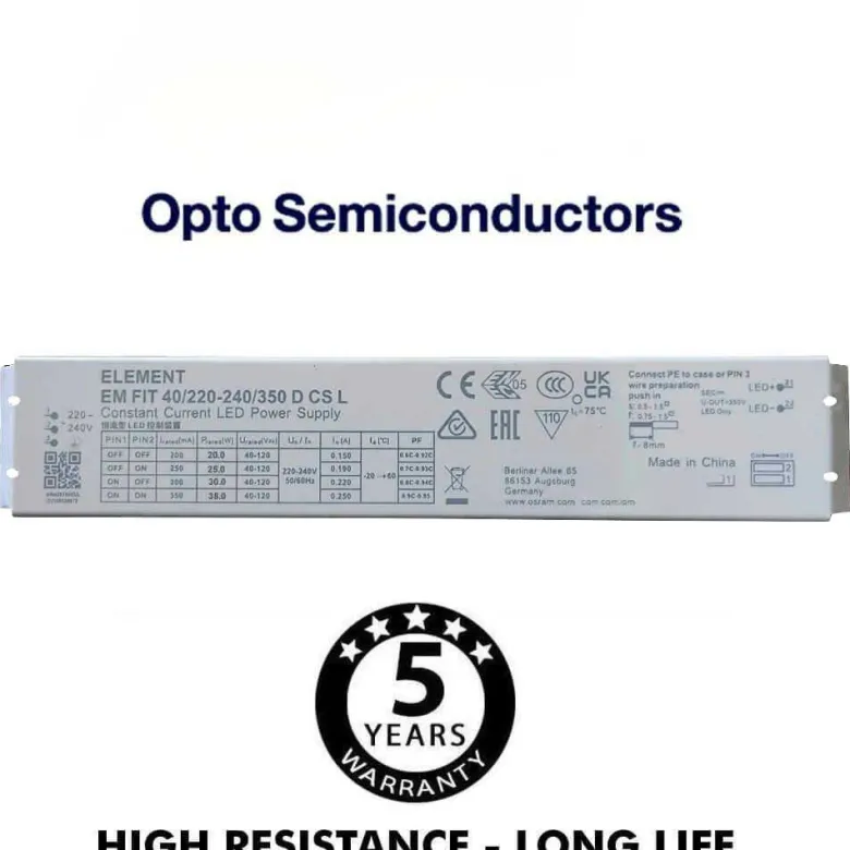 Regleta Estanca Led 35W-30W-25W-20W OSRAM Driver, 120cm