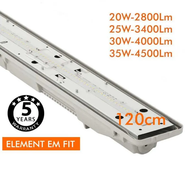 Regleta Estanca Led 35W-30W-25W-20W OSRAM Driver, 120cm