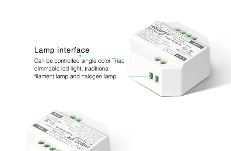 Regulador TRIAC Dimmer 300W, RF-multifunción C1