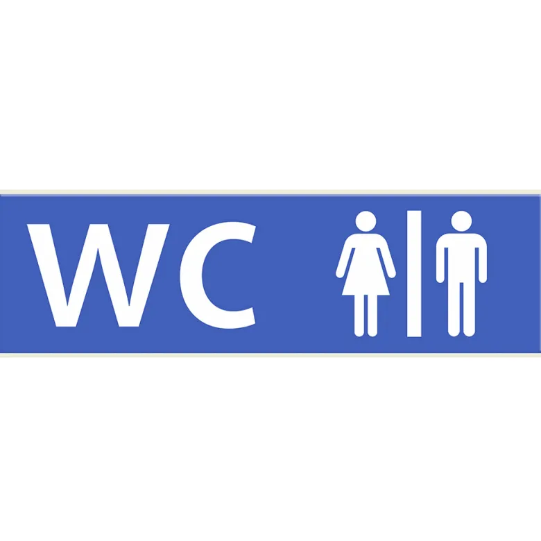 Señal de baño. Señalética SL54 para BIGLUX.