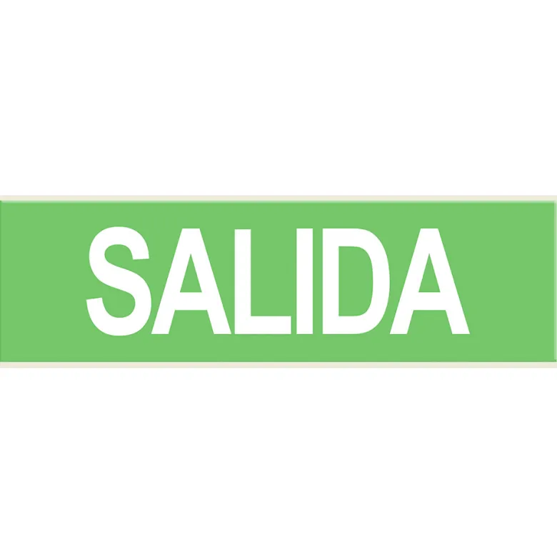 Señal de Salida. Señalética SL50 para BIGLUX
