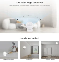Sensor de movimiento inalámbrico PIR 2.4G RF