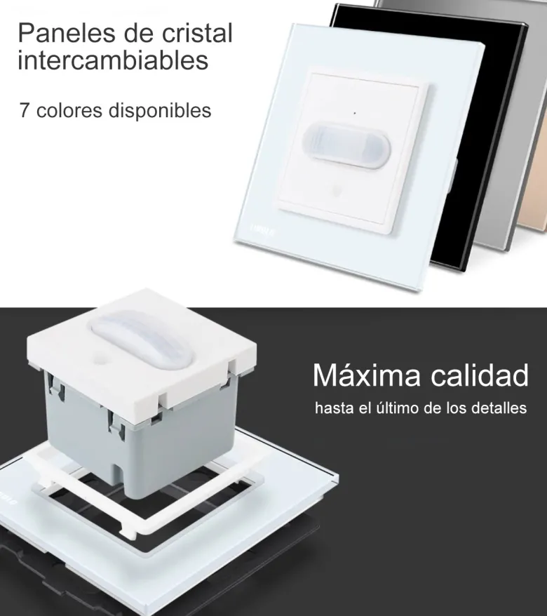 Sensor de movimiento PIR, blanco LIVOLO