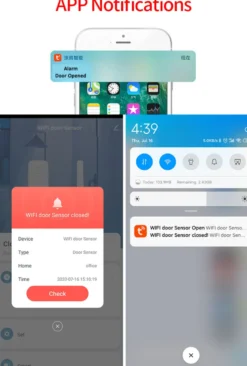 Sensor WiFi Detección Apertura de Puertas y Ventanas