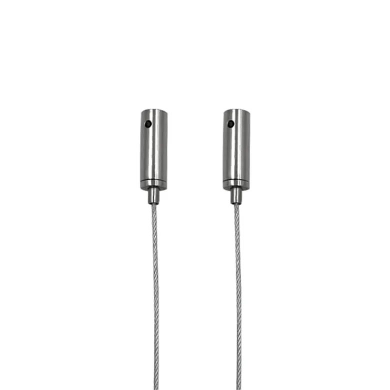 Set de 2 cables de suspensión 2m para perfiles y carriles