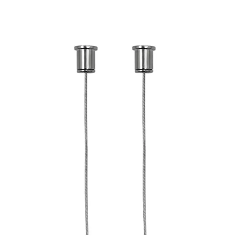 Set de 2 cables de suspensión 2m para perfiles y carriles